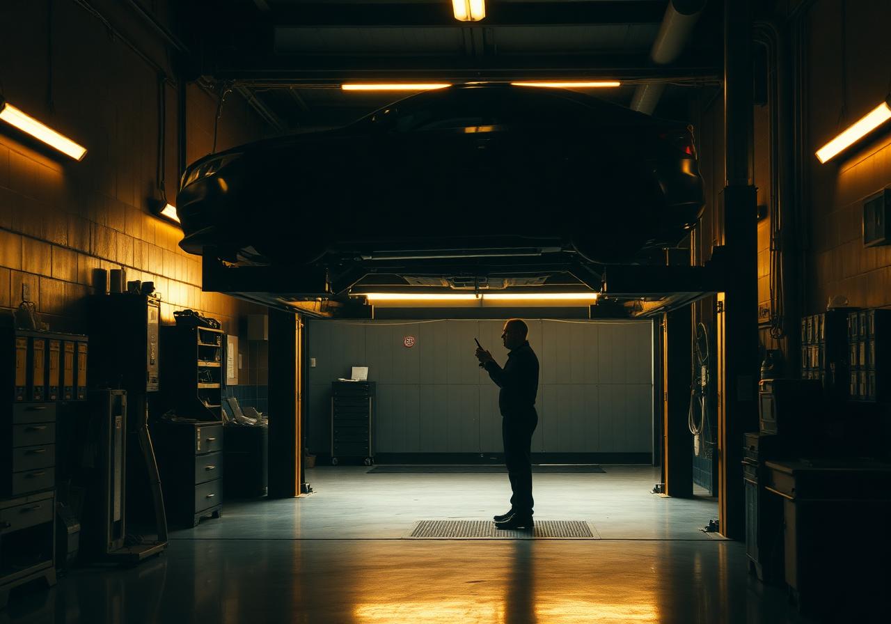 Full-service auto repair bay at Overnight Collision Center San Antonio